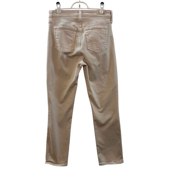 AG Adriano Goldschmied Cream Straight Leg Jeans - Picture 4 of 6
